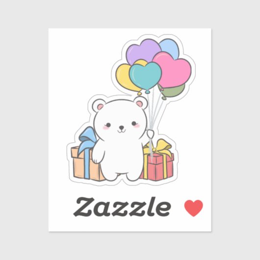 Beary Sweet Surprise | Tote bag Sticker (Vel)