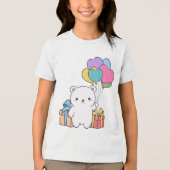 Beary Sweet Surprise | Tote bag Tri-Blend Shirt (Voorkant)