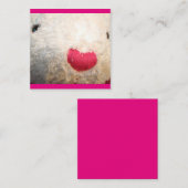 Beary-Visitekaartje Vierkante Visitekaartje (Voorkant / Achterkant)