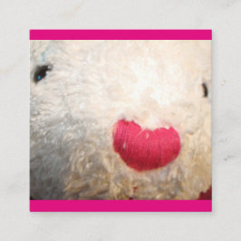 Beary-Visitekaartje Vierkante Visitekaartje