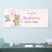 Beary Zachte Verjaardag Spandoek (Beurs)