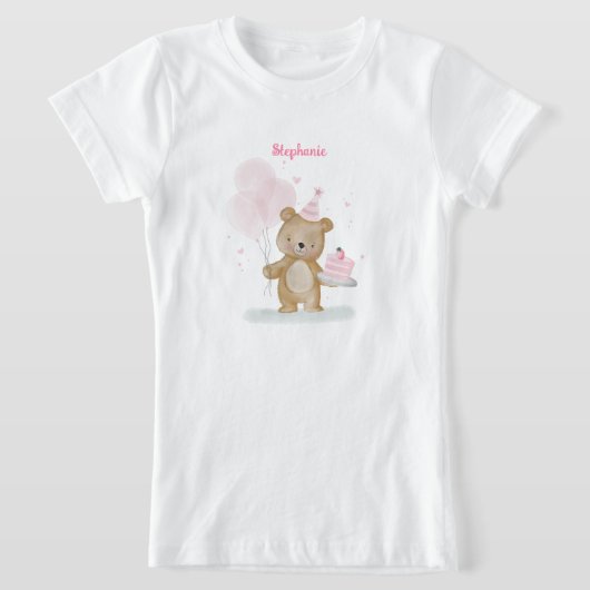 Beary Zachte Verjaardag T-shirt (Laagn)