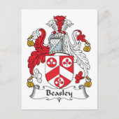 Beasley Family Crest Briefkaart (Voorkant)