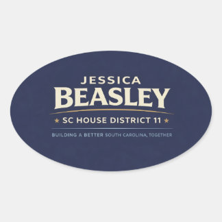 Beasley voor Huis District 11 van SC Ovale Sticker
