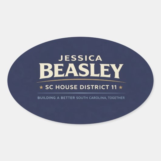 Beasley voor Huis District 11 van SC Ovale Sticker (Voorkant)