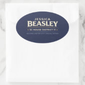 Beasley voor Huis District 11 van SC Ovale Sticker (Tas)