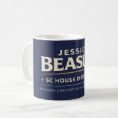 Beasley voor Huis van SC 11 Koffiemok (Voorkant links)