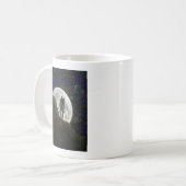 Beast bij volle maan koffiemok (Voorkant links)