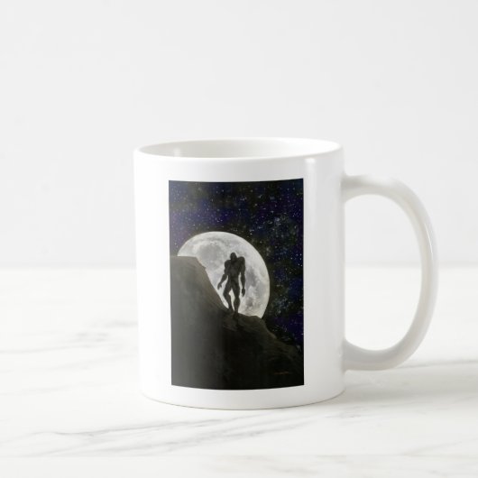 Beast bij volle maan koffiemok (Rechts)