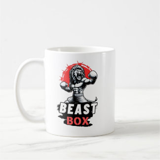 Beast Box - Kick Boxing Lion Design Koffiemok