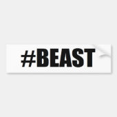#beast bumpersticker (Voorkant)