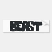 Beast Bumpersticker (Voorkant)