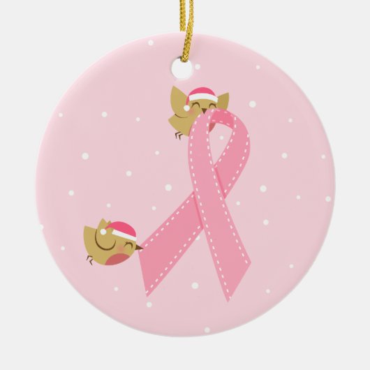Beast Cancer Survivor Keramisch Ornament (Voorkant)