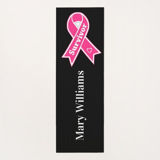 Beast Cancer Survivor Yogamat (Achterkant)