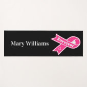 Beast Cancer Survivor Yogamat (Voorkant (horizontaal))