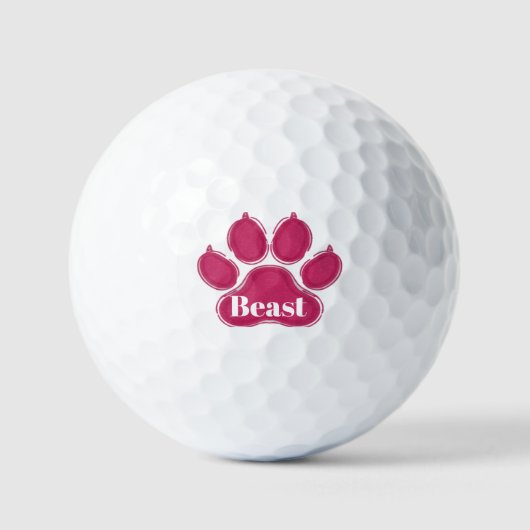 "Beast" golf ball Golfballen (Voorkant)