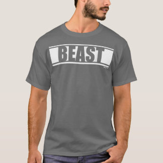 Beast Gym Fitness Workout Gezegde Motivation Word  T-shirt