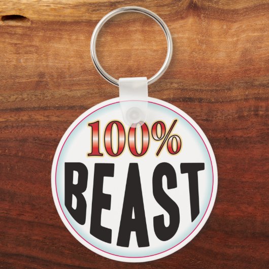 Beast Label Sleutelhanger (Voorkant)