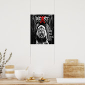 BEAST Leeuw Print, Waarde Poster Papier (Halfglans (Keuken)