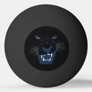 BEAST MET FANGS EN GEEL OGEN PINGPONGBAL