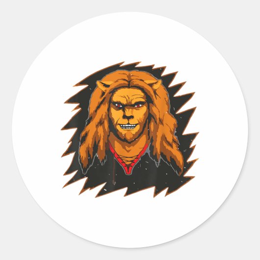 Beast Mine The Garbage Man Craft _1 Ronde Sticker (Voorkant)