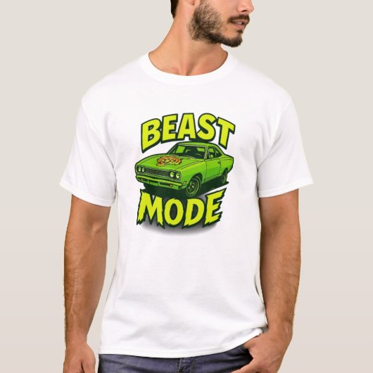 Beast Mode 1969 Plymouth Road Runner T-shirt (Voorkant)