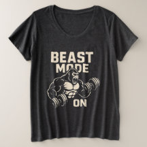 Beast Mode Aan Gorilla Gym Motivatie