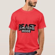 Beast Mode Fitness Motivatie Quote T-Shirt