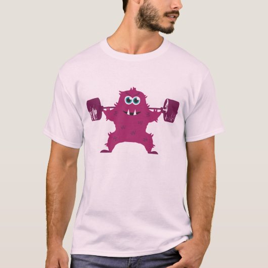 Beast Mode - Leuke Monster Hefgewicht T-shirt (Voorkant)