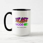 Beast Mode On – Funny Coffee Mug for Java Lovers Mok (Links)