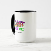 Beast Mode On – Funny Coffee Mug for Java Lovers Mok (Voorkant links)