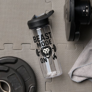 Beast Mode On – Motivatie sportfles Waterfles