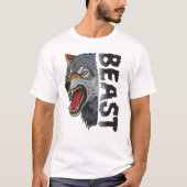 Beast Mode Wolf Tee T-shirt (Voorkant)