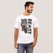 Beast Mode Wolf Tee T-shirt (Voorkant volledig)
