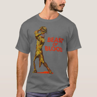 Beast of Blood Retro 60s Cult Horror Film T-shirt