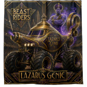 Beast Rider/Lazarus genie douchegordijn (Voorkant)