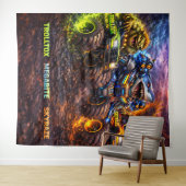 Beast riders wandtapijt wandkleed (In Situ (horizontaal))