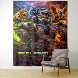 Beast riders wandtapijt wandkleed