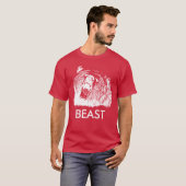 Beast Roaring Grizzly Beer T-shirt (Voorkant volledig)