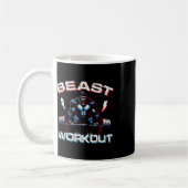 Beast Silverback Deadlift Gym Jokes Gorilla Workou Koffiemok (Links)