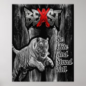 BEAST Tiger Print, Value Poster Paper (Semi-Gloss) (Voorkant)