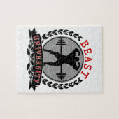 Beast University Bodybuilding 8x10 Puzzle Legpuzzel (Horizontaal)