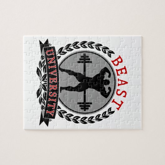 Beast University Bodybuilding 8x10 Puzzle Legpuzzel (Horizontaal)