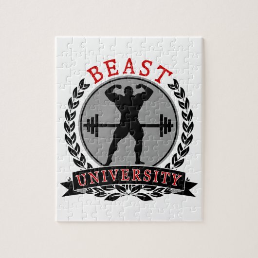 Beast University Bodybuilding 8x10 Puzzle Legpuzzel (Verticaal)