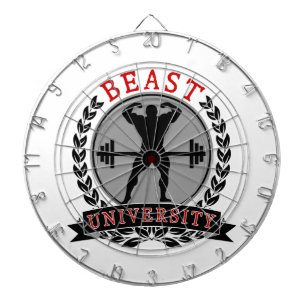 Beast University Bodybuilding Dartboard Dartbord