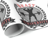 Beast University Bodybuilding inpakpapier (Rol Hoek)
