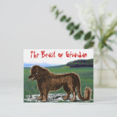 Beast van het Briefkaart Gévaudan (Staand voorkant)