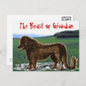 Beast van het Briefkaart Gévaudan (Voorkant / Achterkant)
