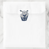 BEAST VIERKANTE STICKER (Tas)