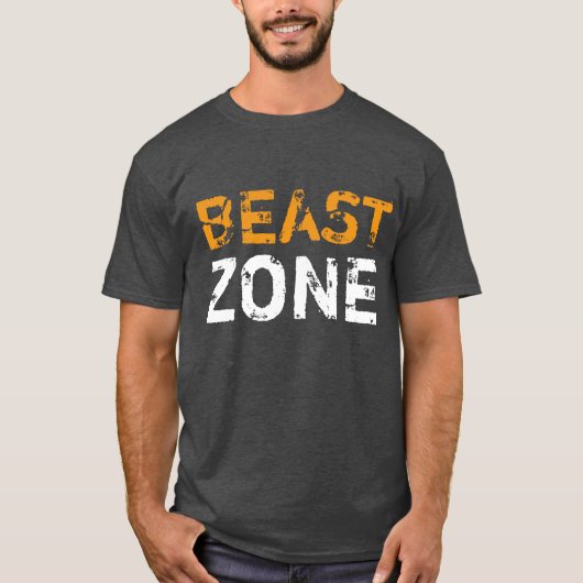 BEAST ZONE WORKOUT T-SHIRT (Voorkant)